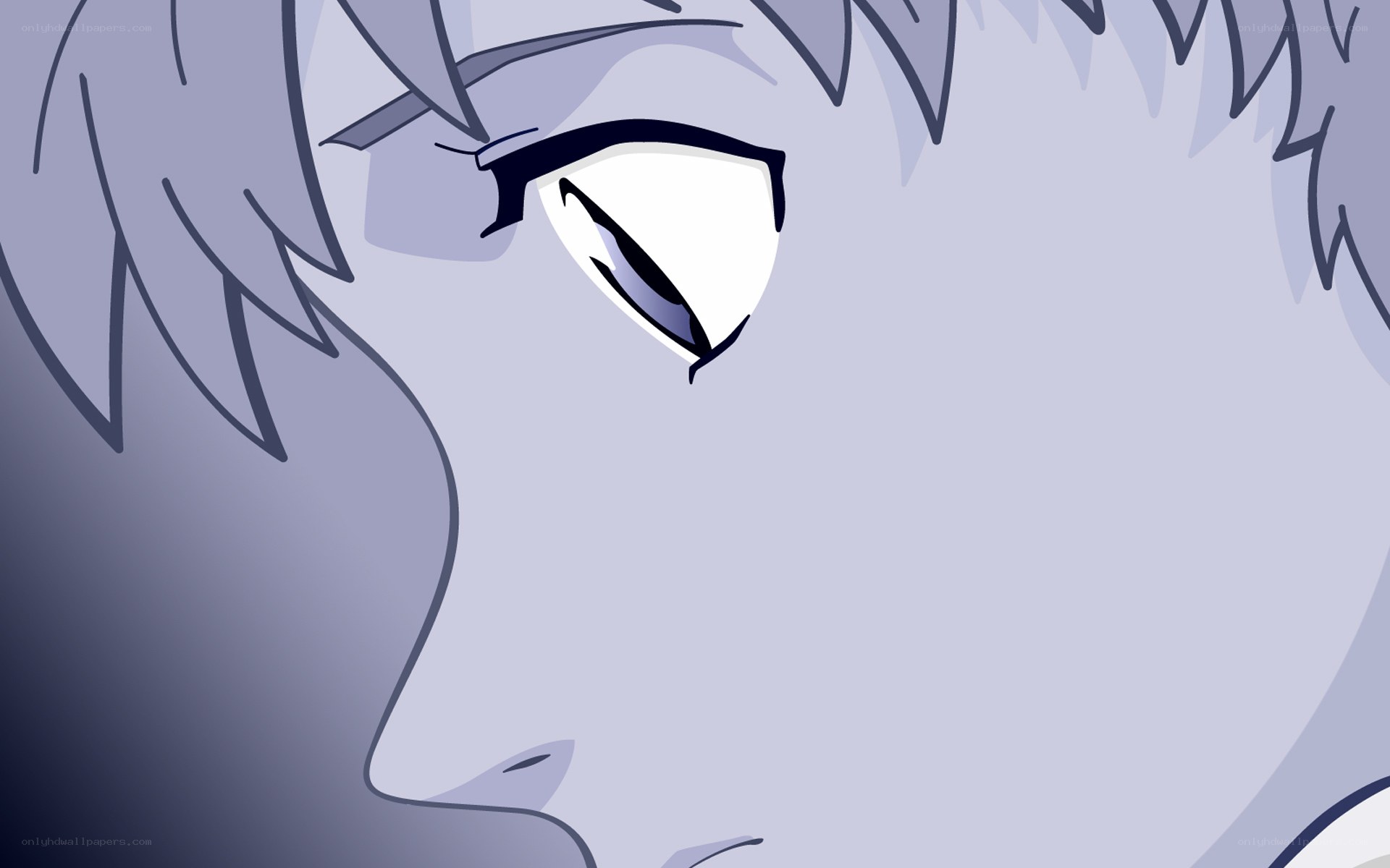 anime character eye close-up