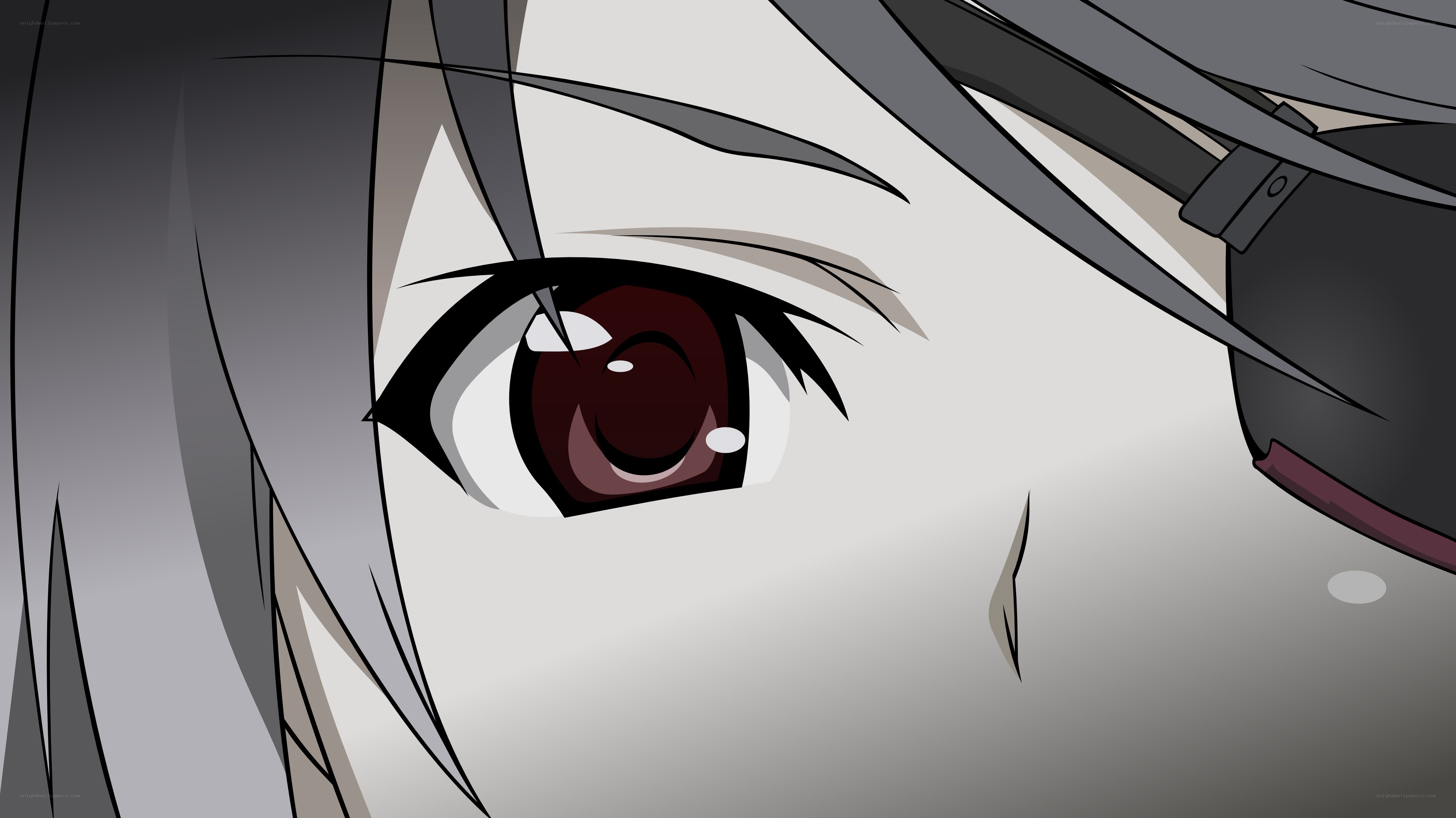 anime character eye close-up