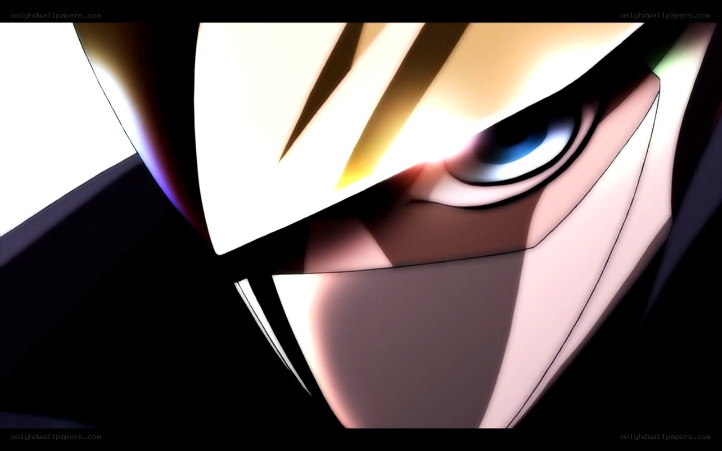 anime character eye close-up