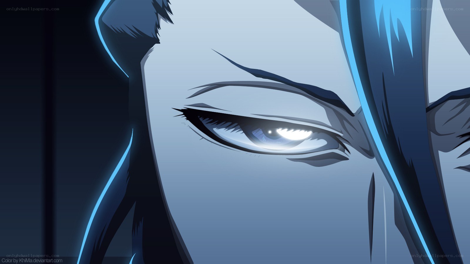 anime character eye close-up