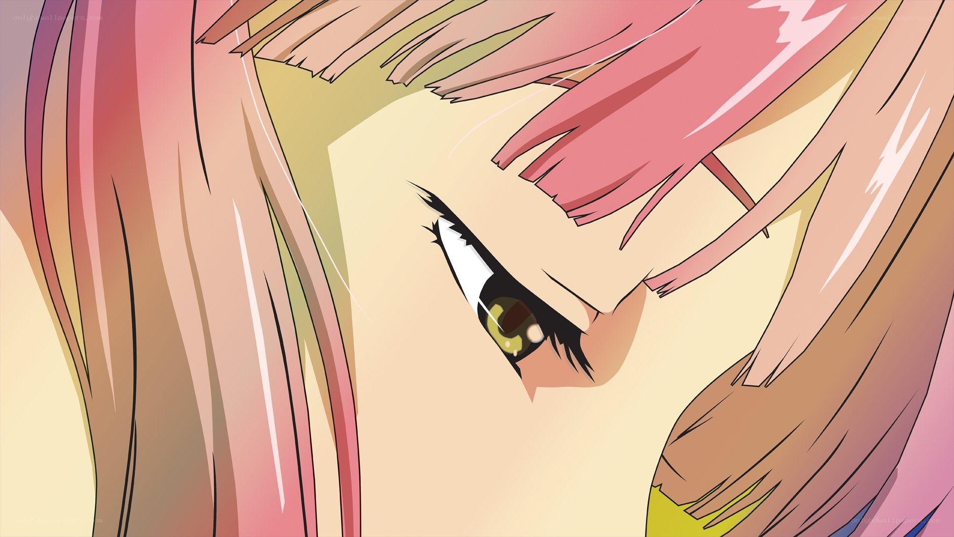 anime character eye close-up