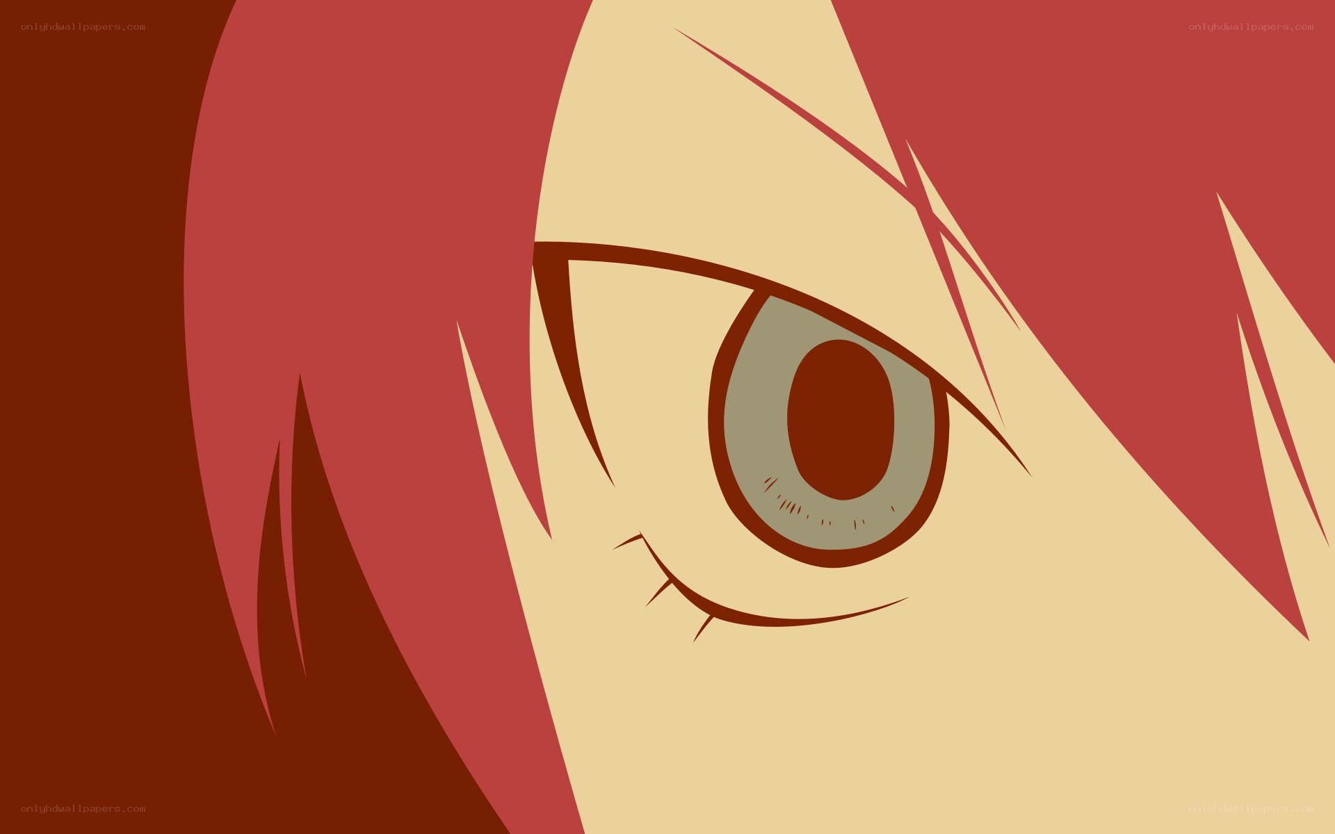 anime character eye close-up
