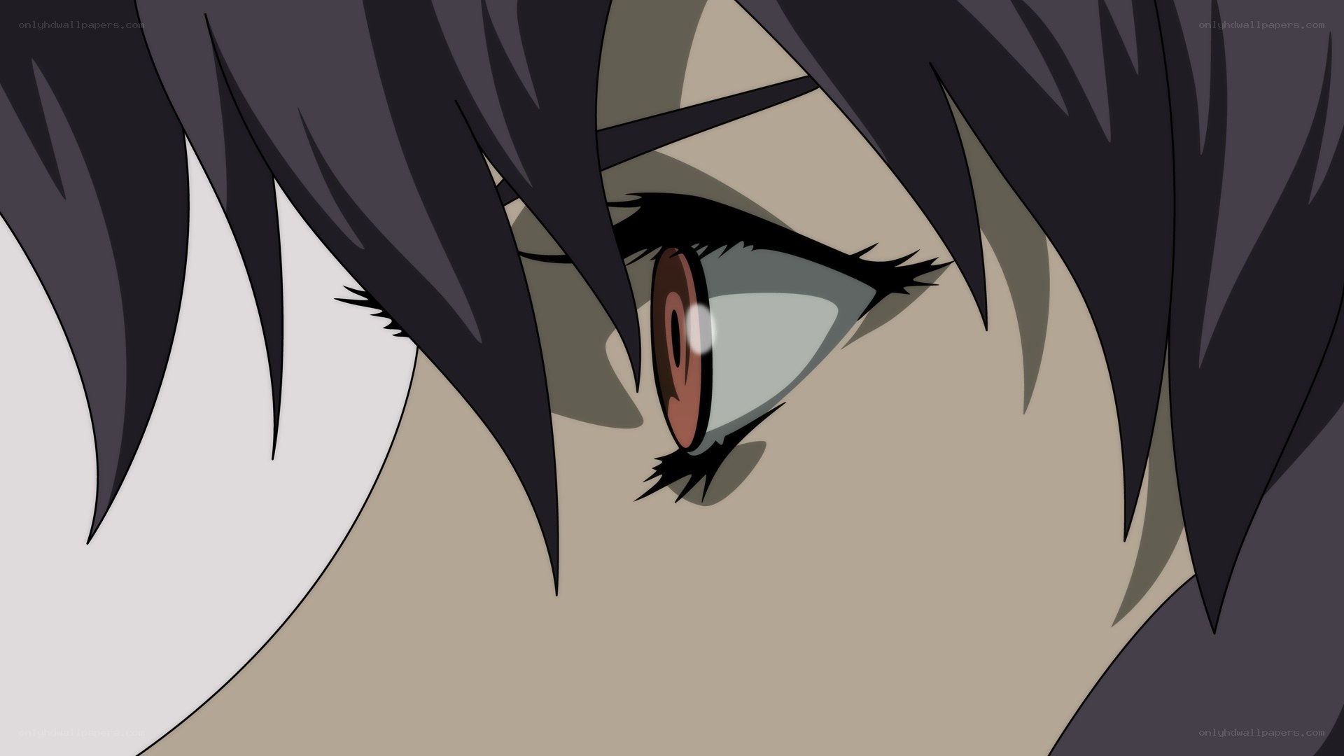 anime character eye close-up