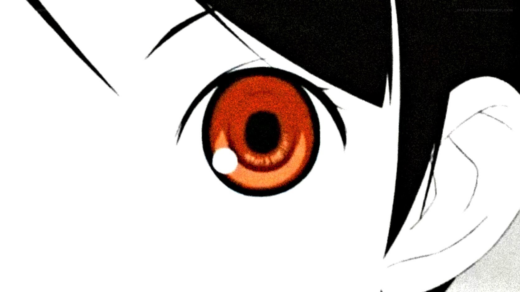 anime character eye close-up