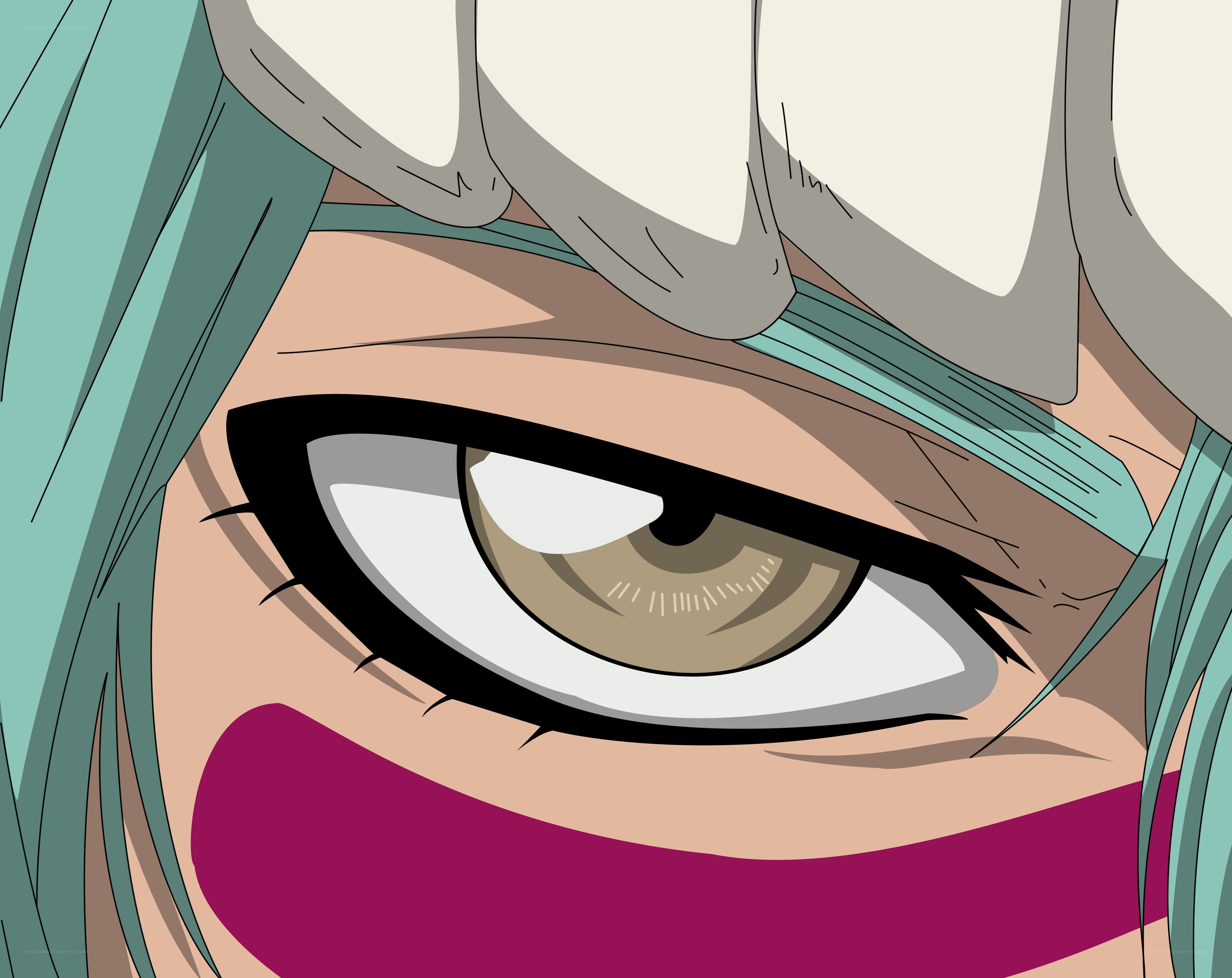 anime character eye close-up