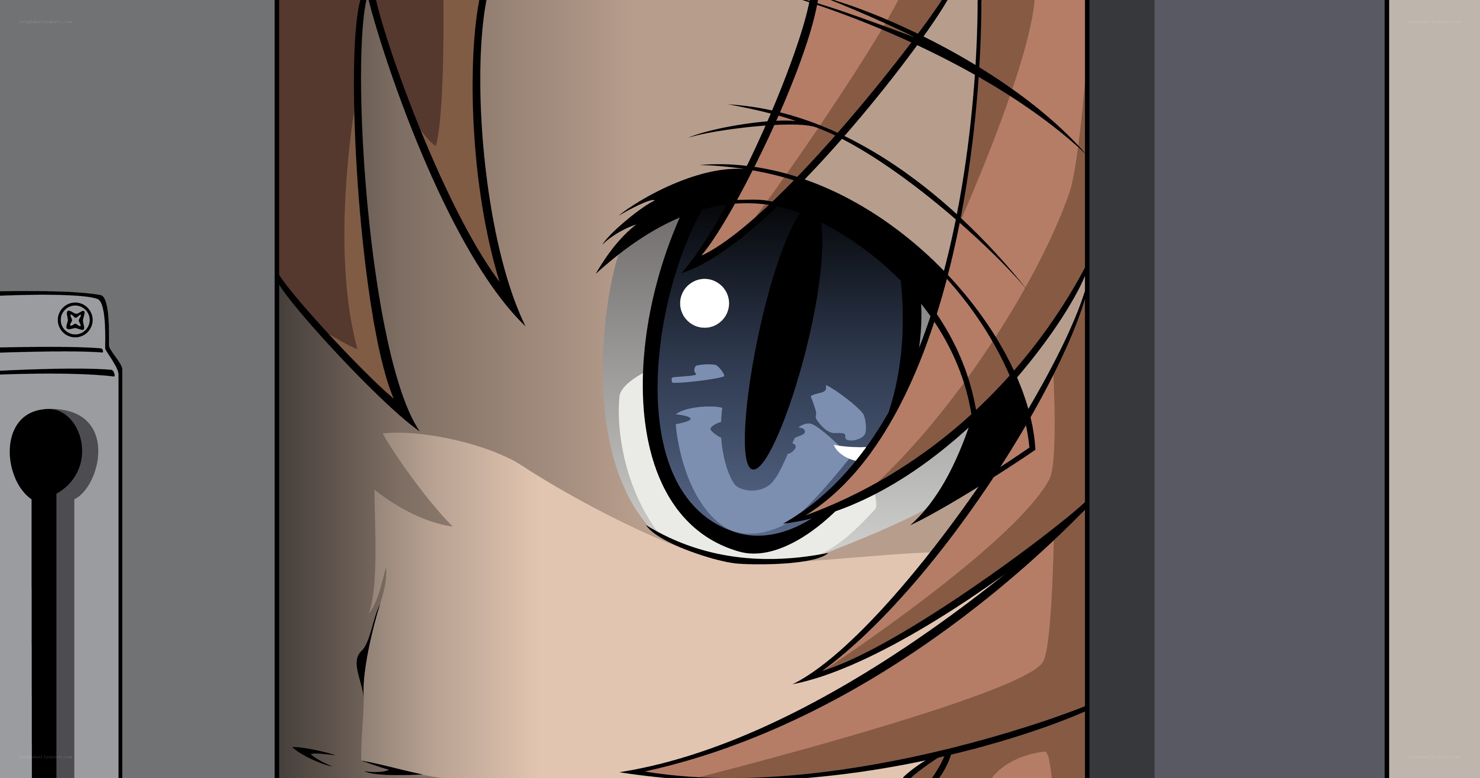 anime character eye close-up