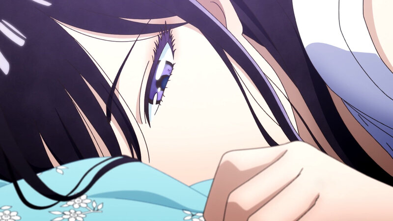 Anime Character Eye — Purple, Dramatic, Hair
