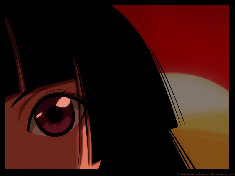 Anime Character Eye — Red, Dramatic