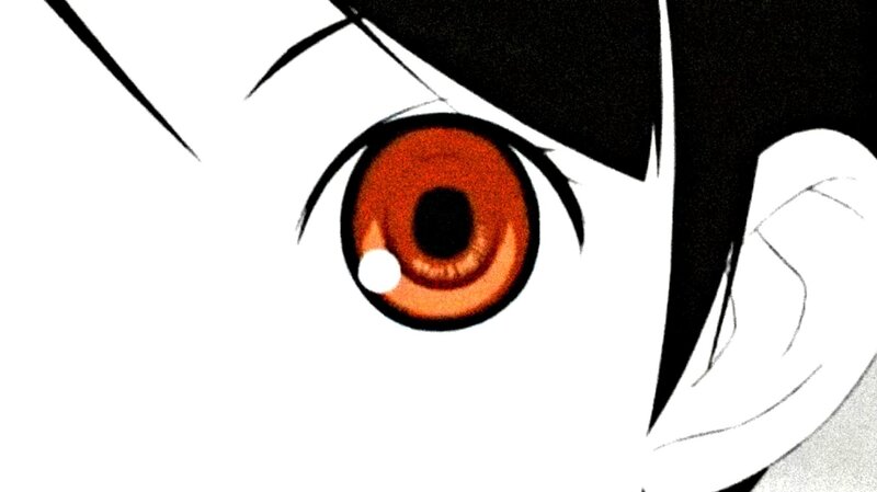 Anime Character Eye — White