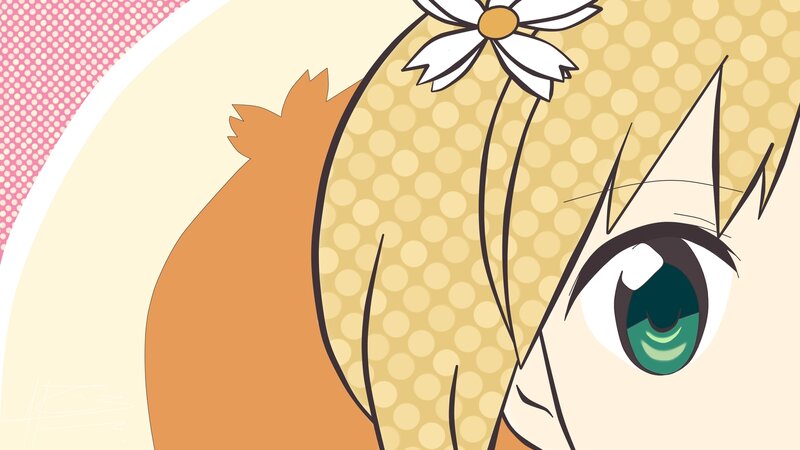 Anime Character Eye — Yellow, Calm
