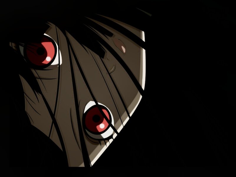 Anime Character Eyes — Black, Dramatic, Night, Manga