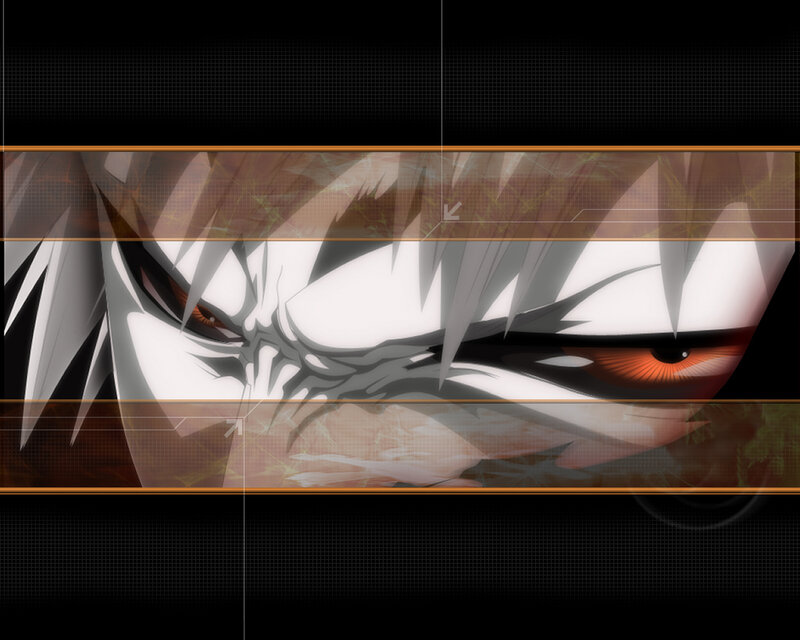 Anime Character Eyes — Black, Intense