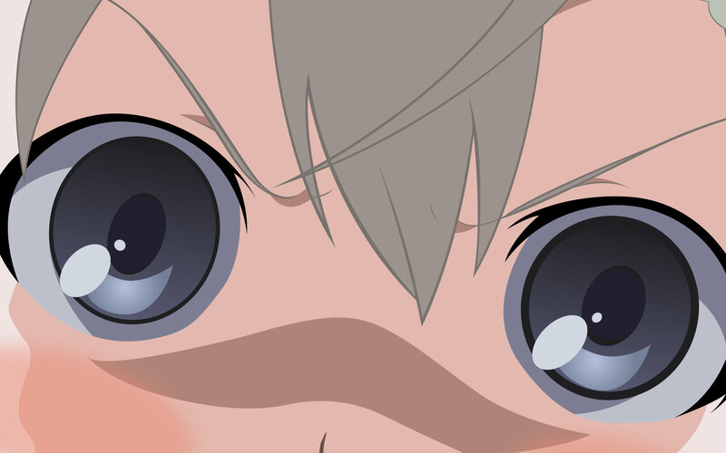 anime character eyes close-up