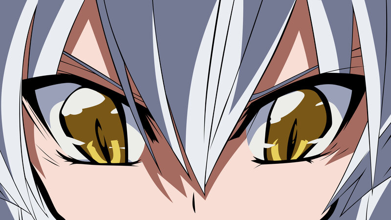 anime character eyes close-up