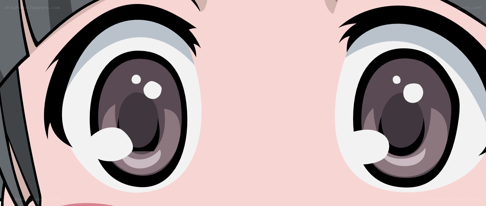 anime character eyes close-up