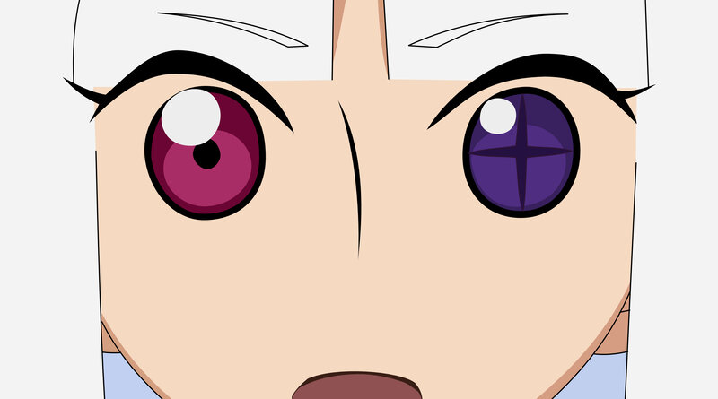 anime character eyes close-up