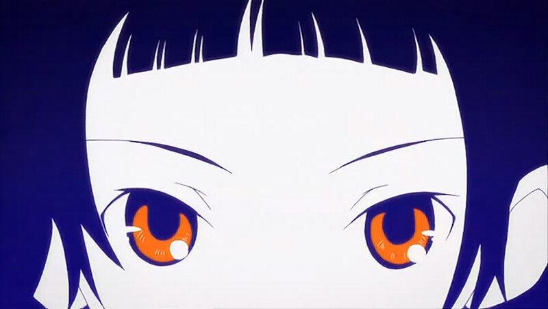 anime character eyes close-up