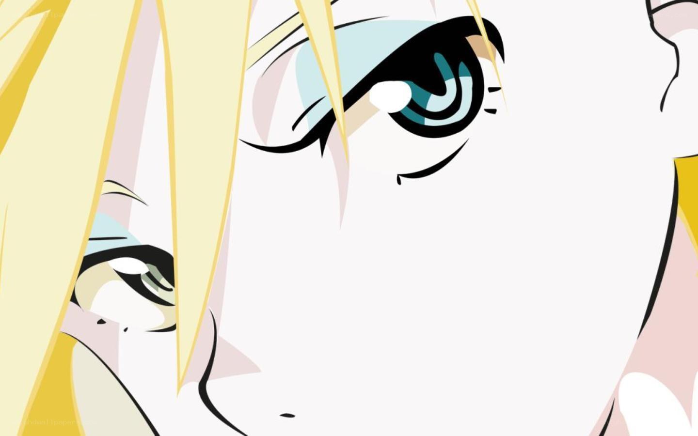anime character eyes close-up