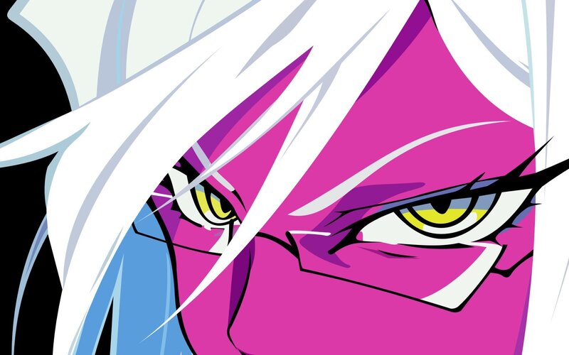 anime character eyes close-up
