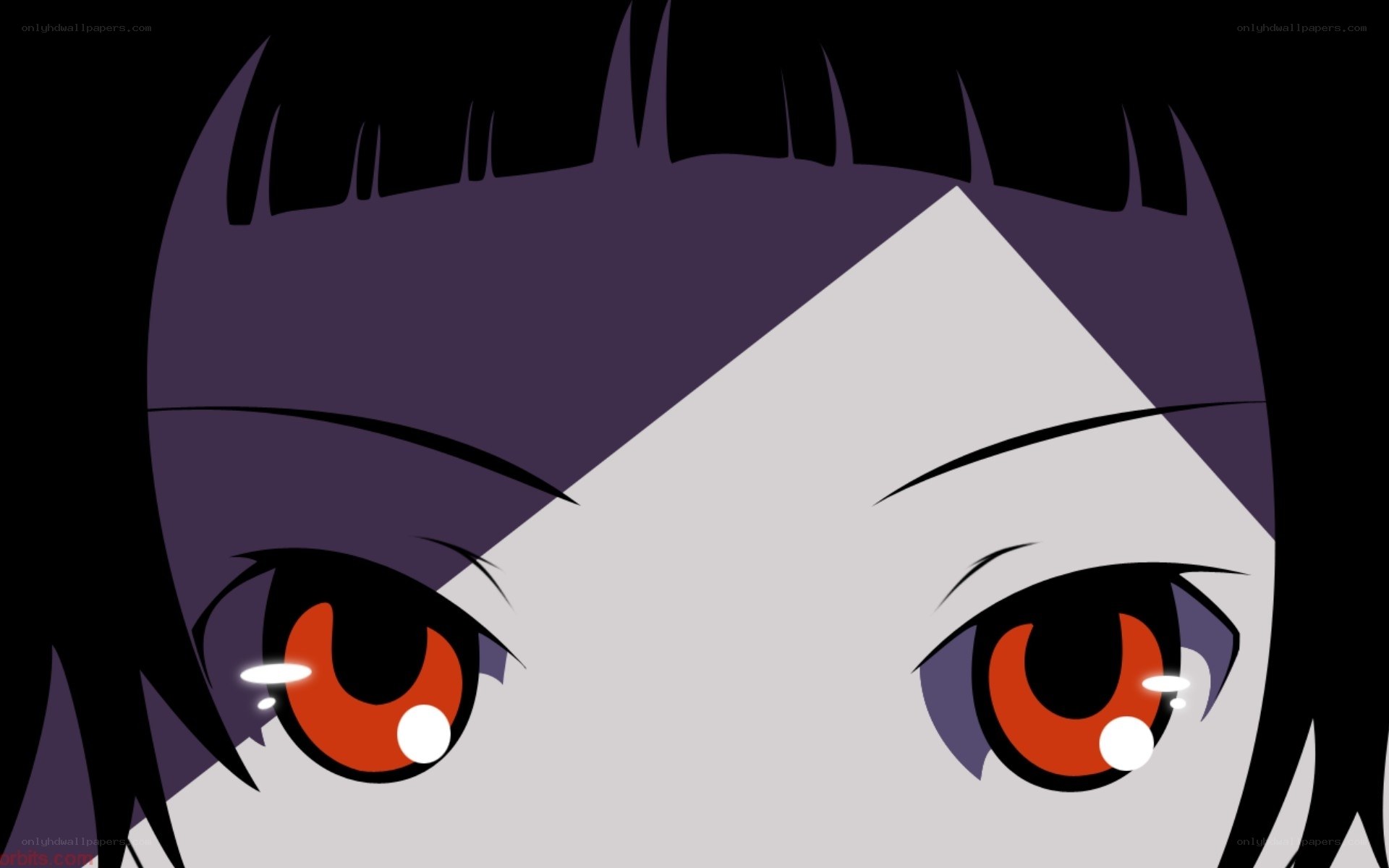 anime character eyes close-up