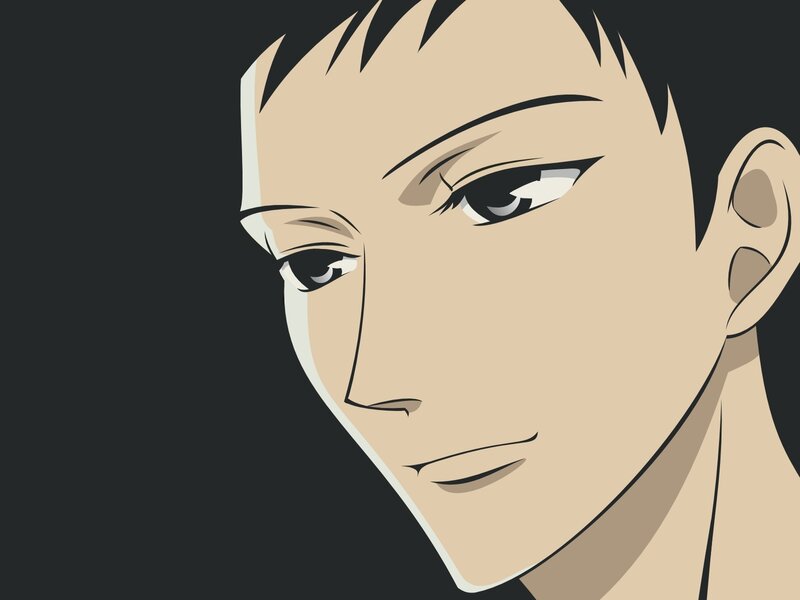 Anime Character Face — Beige, Serious