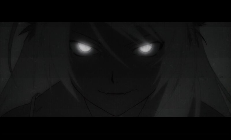 Anime Character Face — Black, Dark, Night