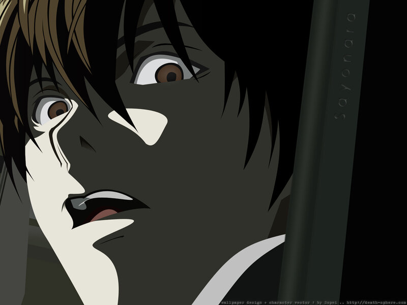 Anime Character Face — Black, Dramatic, Eyes, Suit