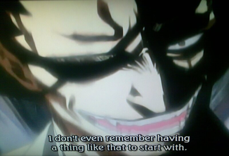 Anime Character Face — Black, Dramatic, Eyes, Text