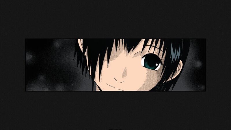 Anime Character Face — Black, Dramatic, Manga, Eye, Hair