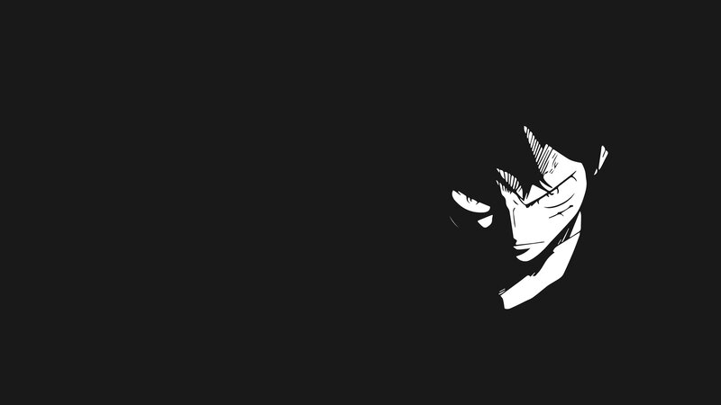 Anime Character Face — Black, Dramatic, Manga, Hair, Shadow