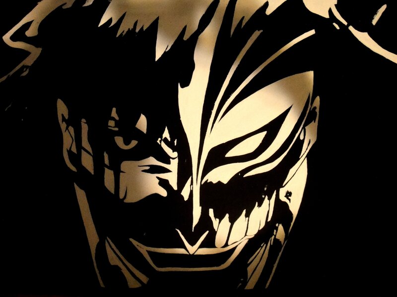 Anime Character Face — Black, Dramatic, Manga, Mask, Soul Reaper