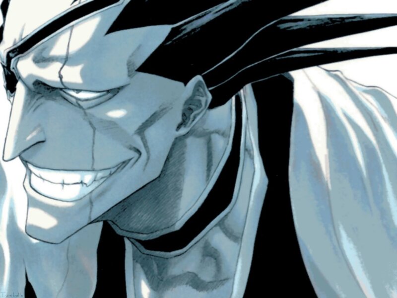 Anime Character Face — Black, Dramatic, Manga, Smile