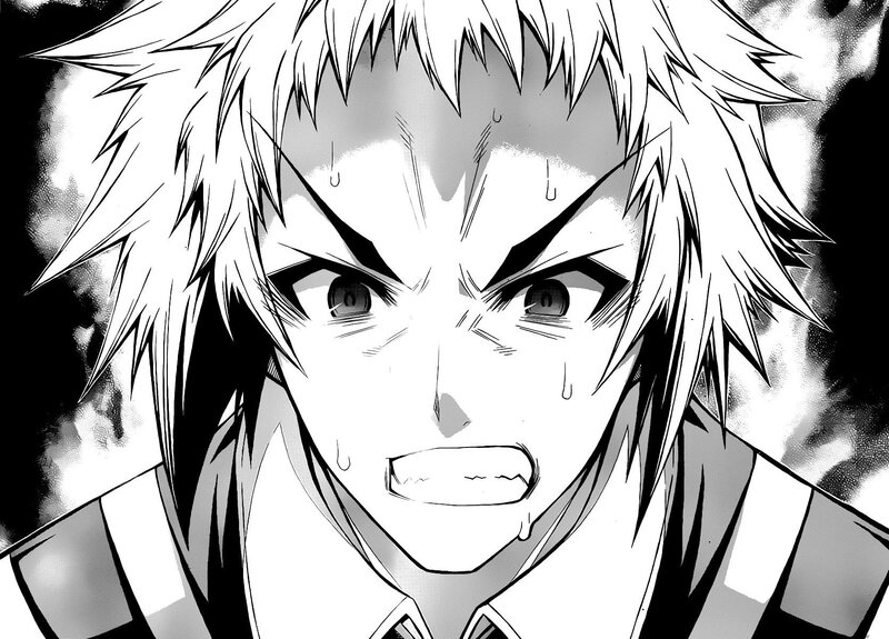 Anime Character Face — Black, Dramatic, Manga, Sweat