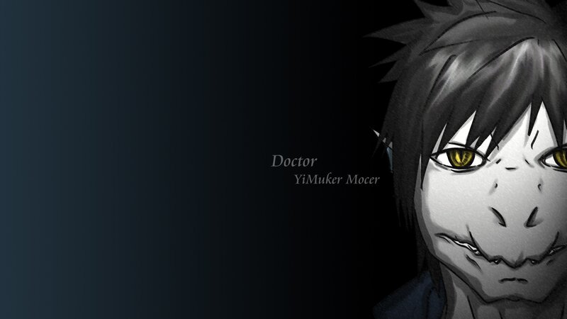Anime Character Face — Black, Dramatic, Manga, Text, Gray