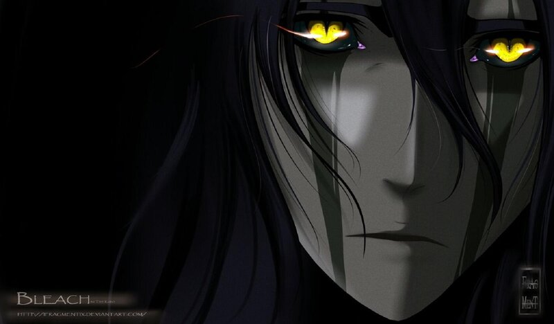 Anime Character Face — Black, Dramatic, Night, Digital Art