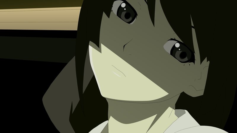 Anime Character Face — Black, Dramatic, Night, Eyes, Hair