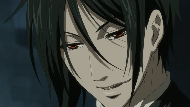 Anime Character Face — Black, Dramatic, Night, Hair