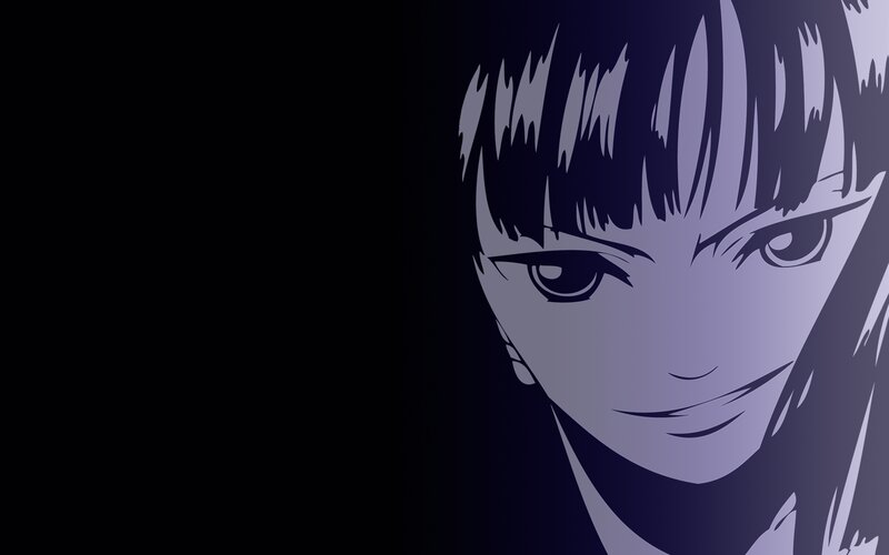 Anime Character Face — Black, Dramatic, Night, Manga, Hair