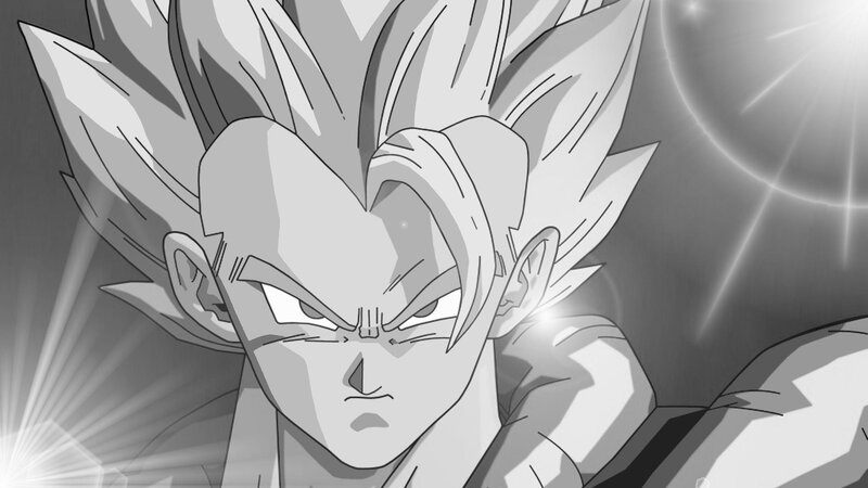 Anime Character Face — Black, Dramatic, Spiky Hair, Intense Eyes