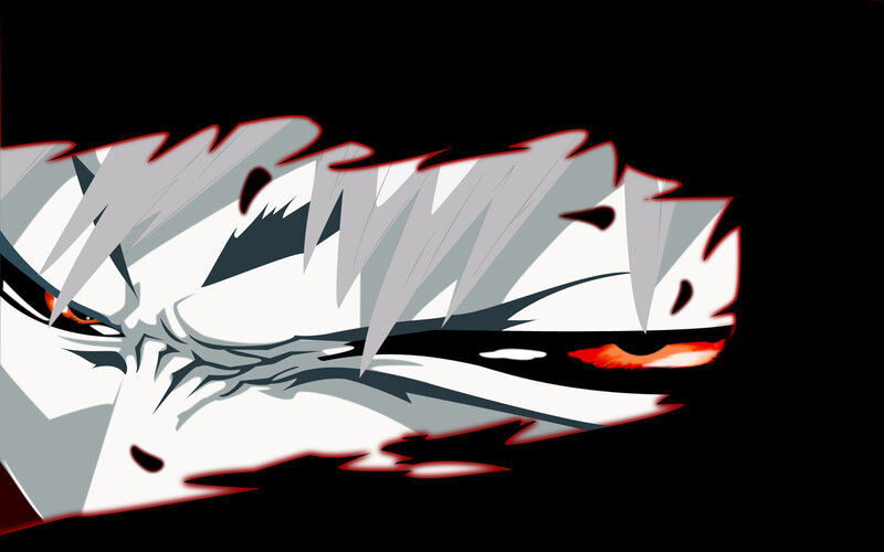 Anime Character Face — Black, Intense, Manga, Eyes, Hair, Chakra