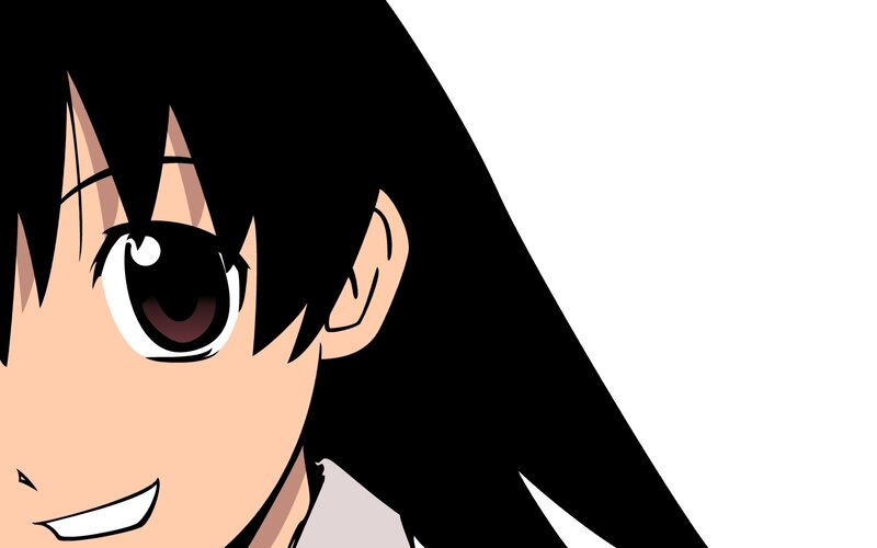 Anime Character Face — Black, Neutral, Eye