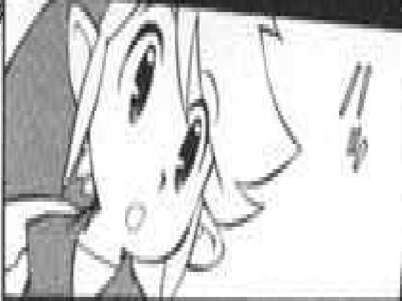 Anime Character Face — Black, Neutral, Manga