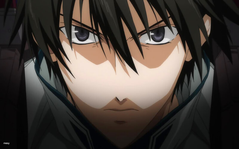 Anime Character Face — Black, Serious, Eyes