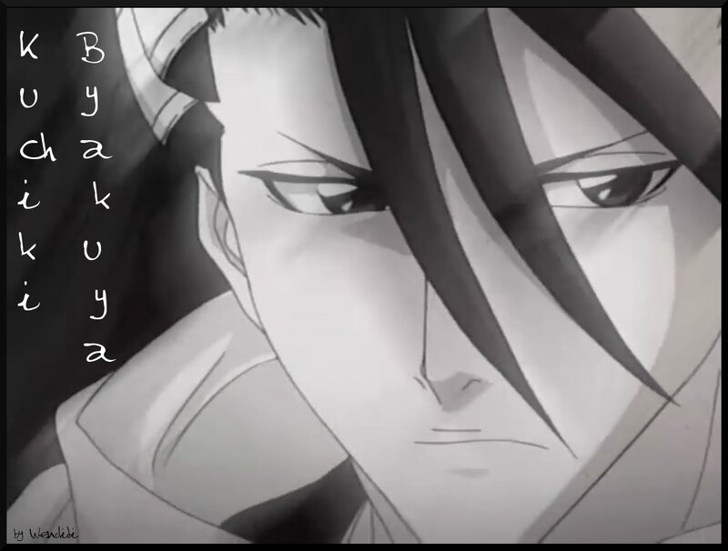 Anime Character Face — Black, Serious
