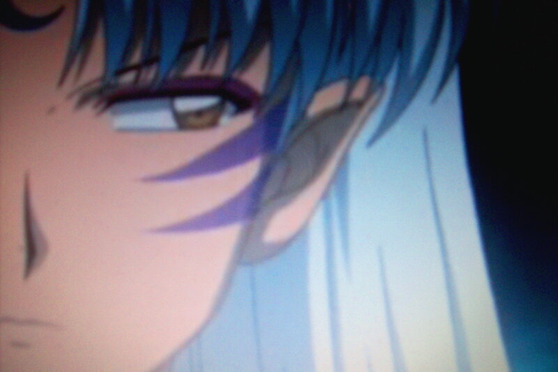 Anime Character Face — Blue, Dramatic, Eye