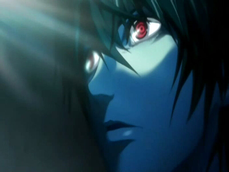 Anime Character Face — Blue, Dramatic, Eyes