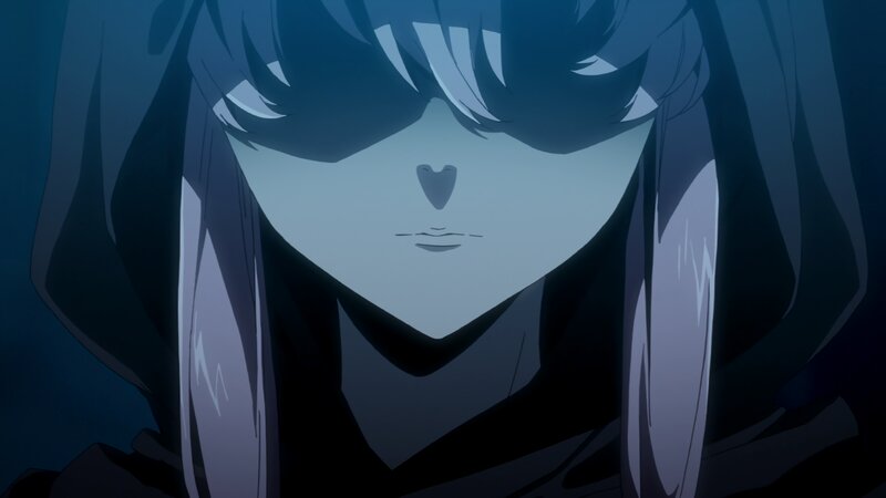 Anime Character Face — Blue, Dramatic, Night, Hair