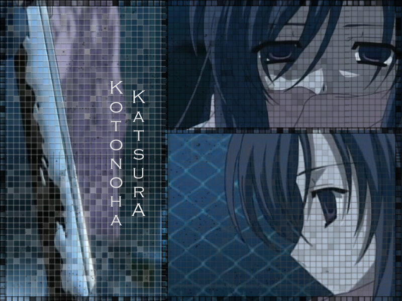 Anime Character Face — Blue, Dramatic, Text