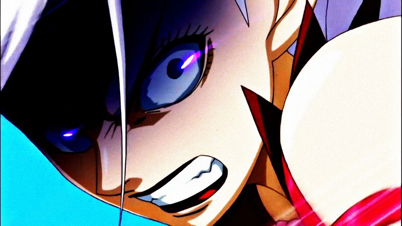 Anime Character Face — Blue, Intense, Eye
