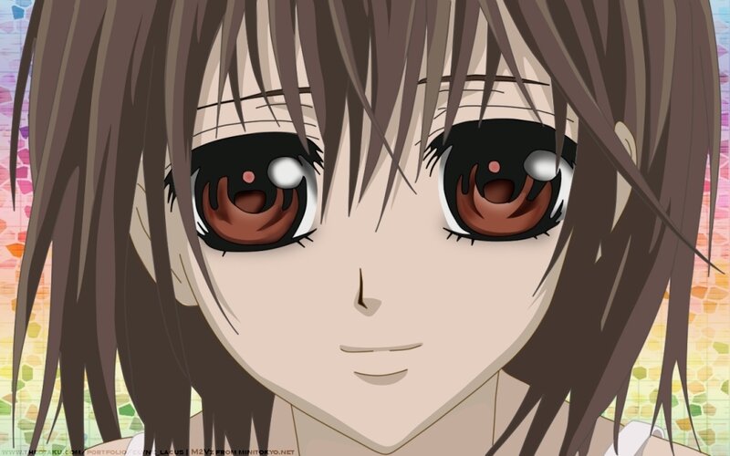 Anime Character Face — Brown, Calm